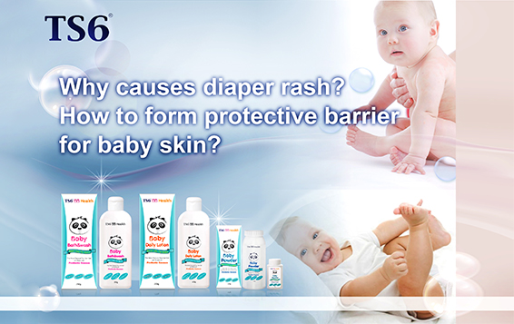 Why causes diaper rash? How to form protective barrier for baby skin?